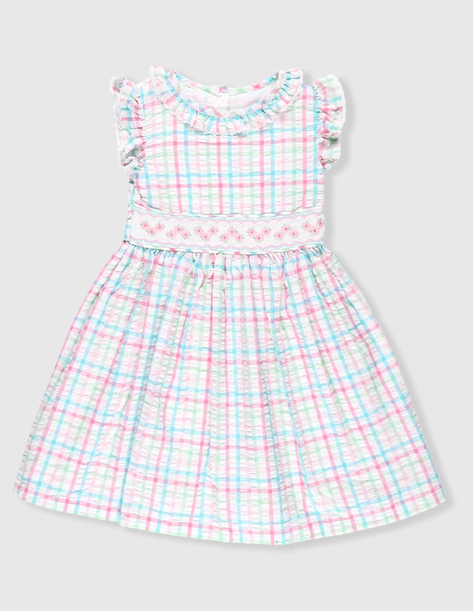 Vestido manga mariposa para niña Vestido manga mariposa para niña