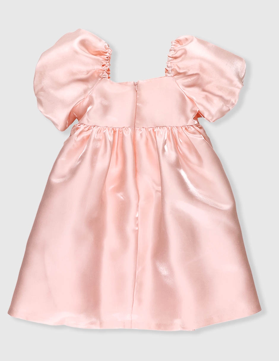 Vestido manga globo para niña 2