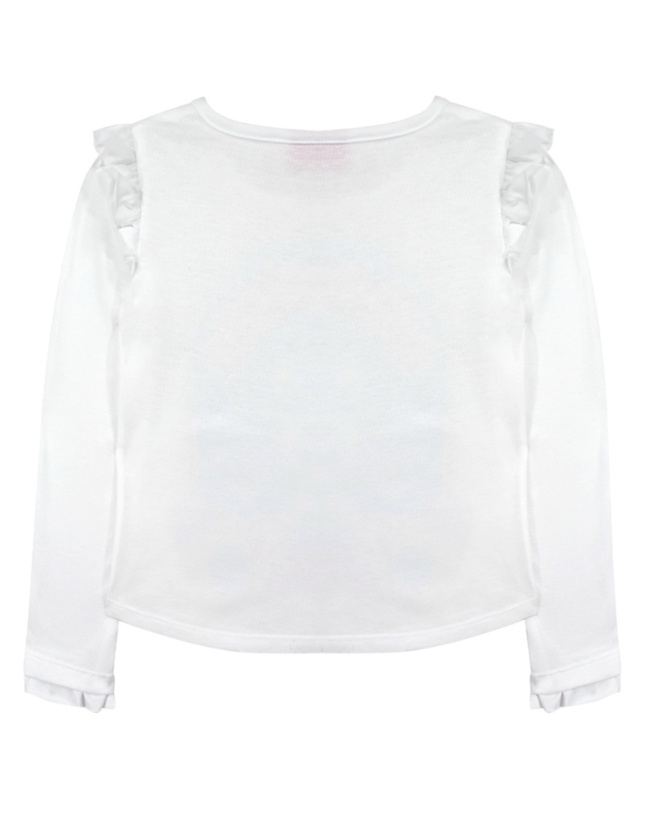 Playera manga larga para niña 3