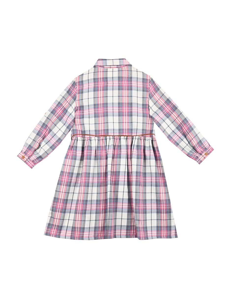 Vestido Kenty manga regular para niña 2