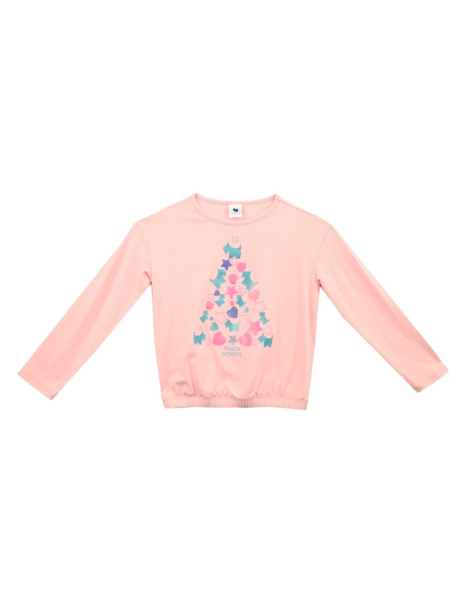 Playera Abetta manga larga para niña 1