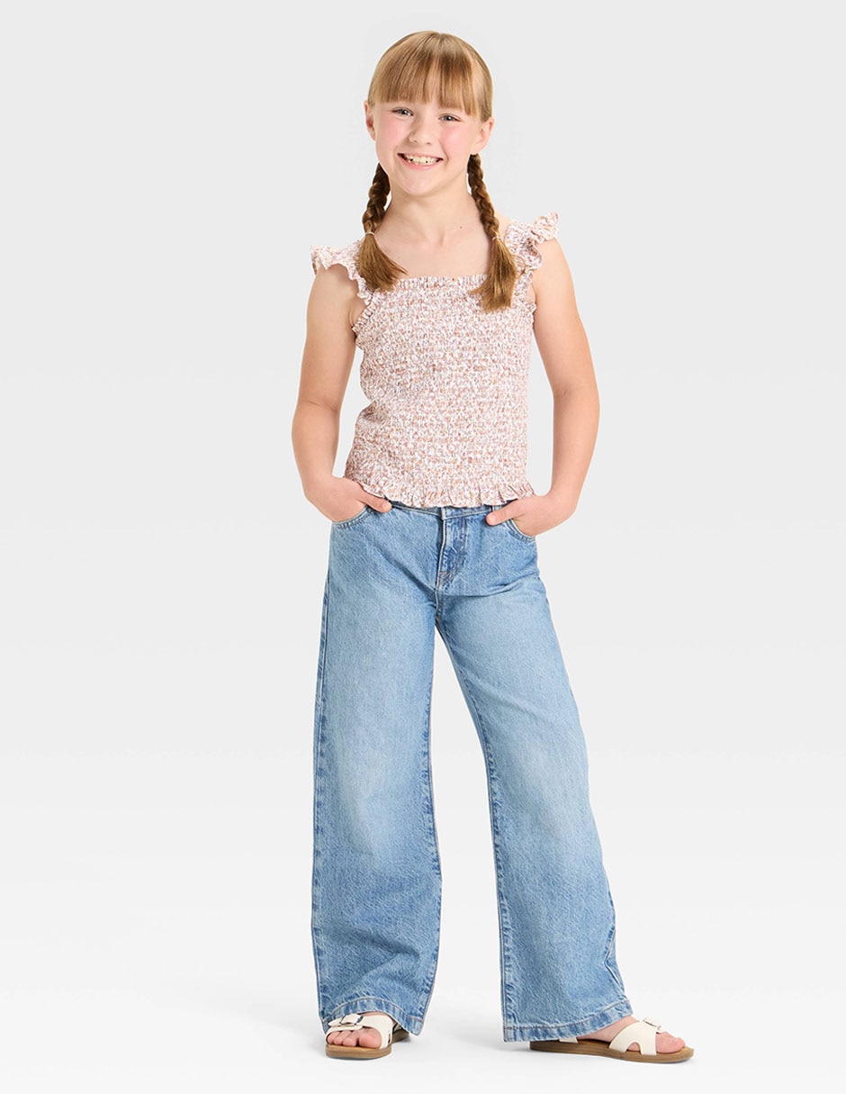 Jeans slim para niña 5