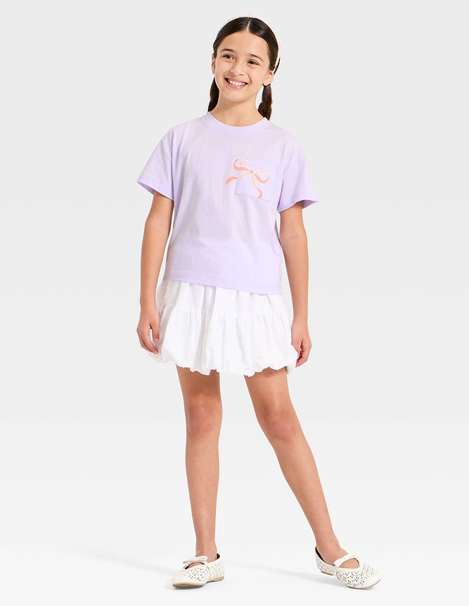 Playera manga corta para niña 3