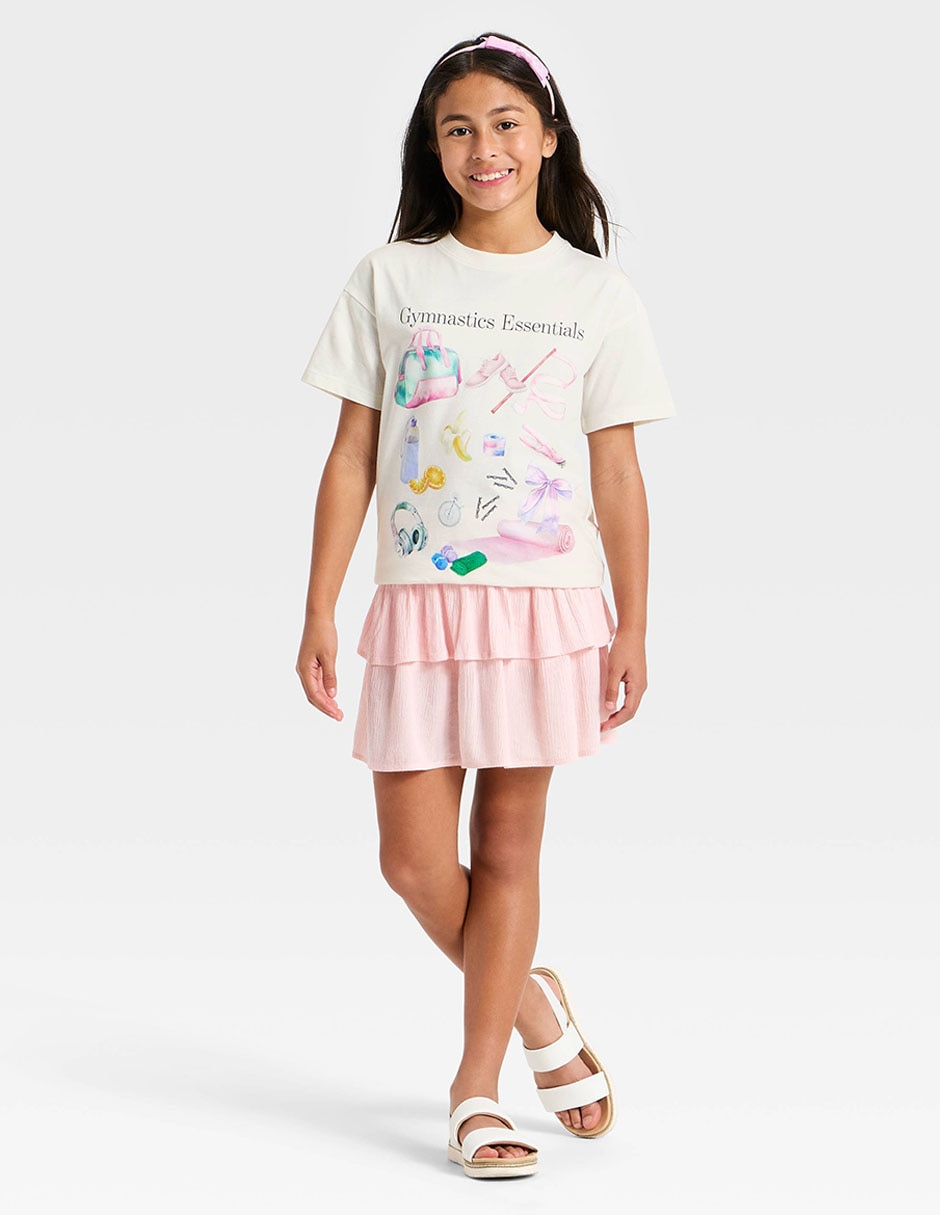 Playera manga corta para niña 3
