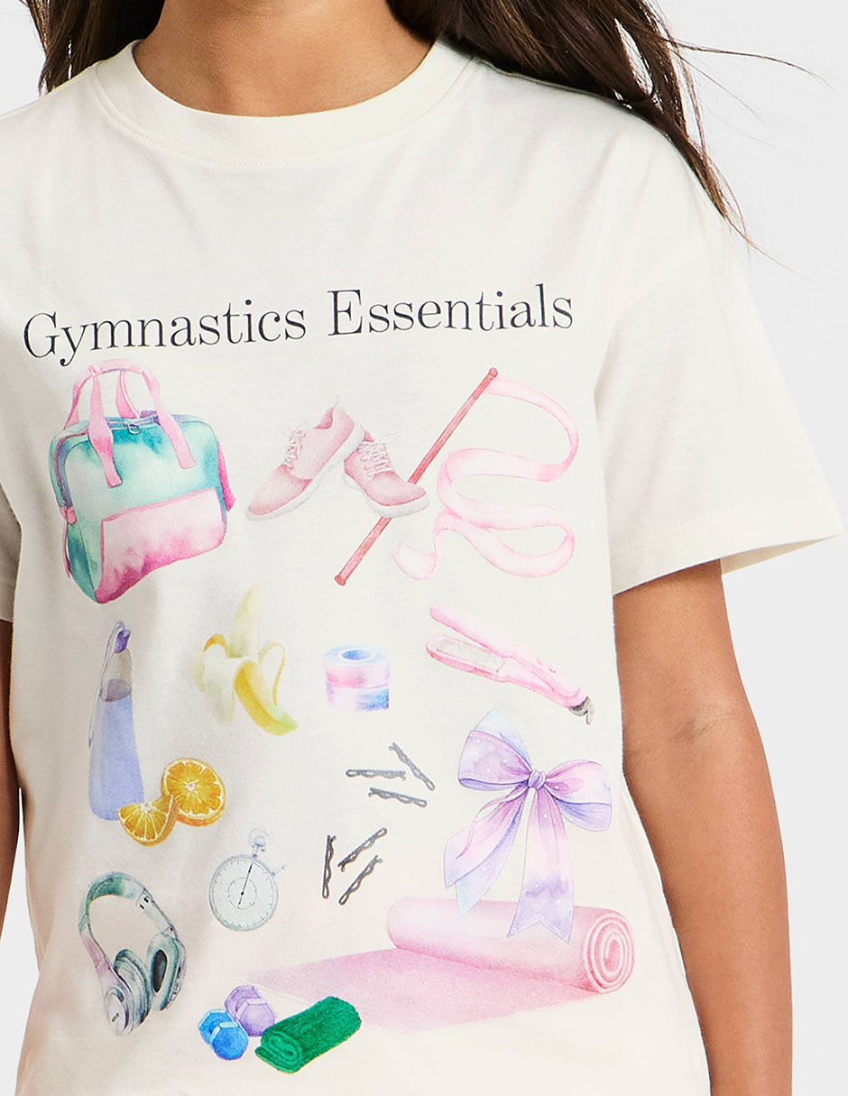 Playera manga corta para niña 4