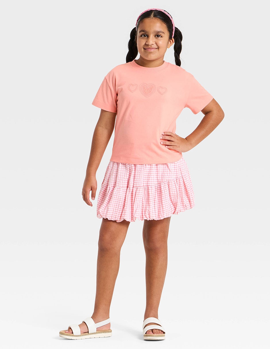 Playera manga corta para niña 3