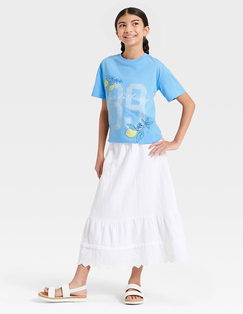 Playera manga corta para niña 3