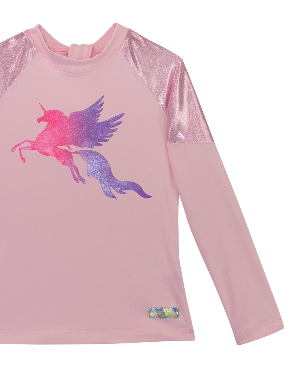 Conjunto wetshirt estampado gráfico para niña 3