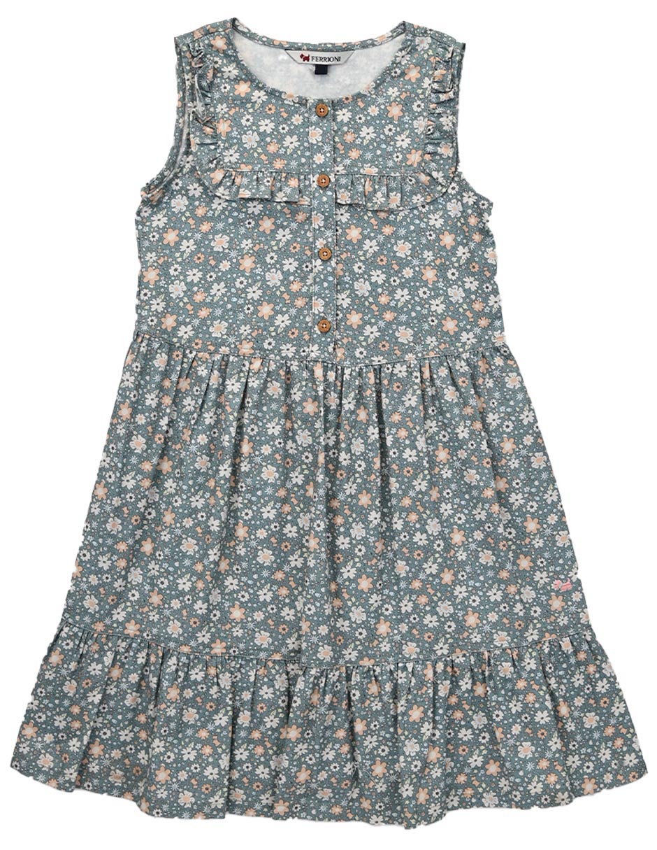 Vestido Lady manga regular para niña