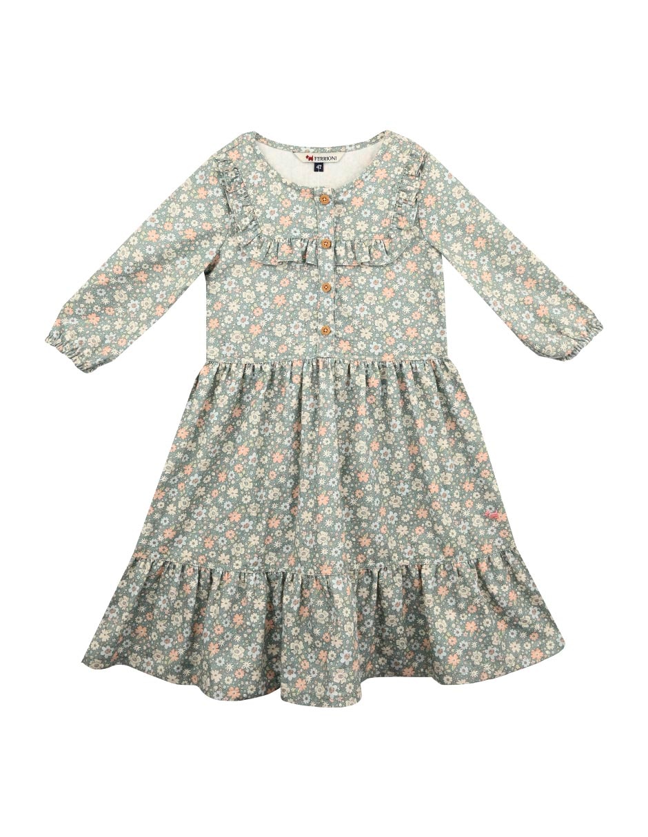 Vestido Lady manga regular para niña Vestido Lady manga regular para niña