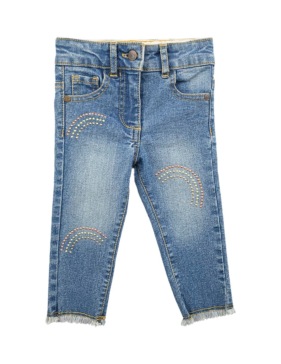 Jeans straight Pietre M28070 deslavado para niña Jeans straight Pietre M28070 deslavado para niña