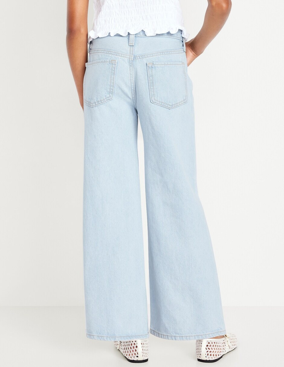 Jeans baggy 842679-000 lavado claro para niña 2