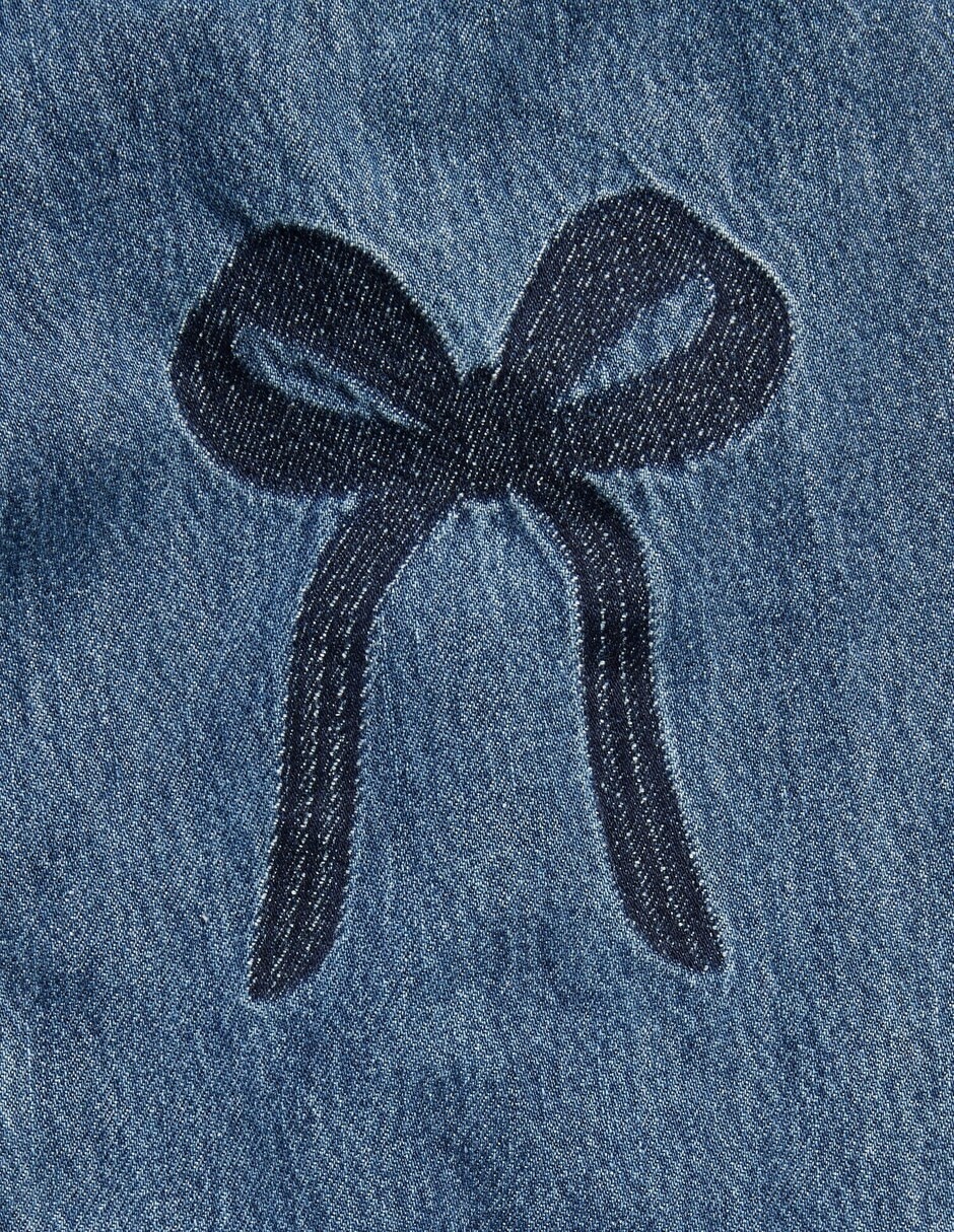 Jeans baggy 842687-000 lavado obscuro para niña 4