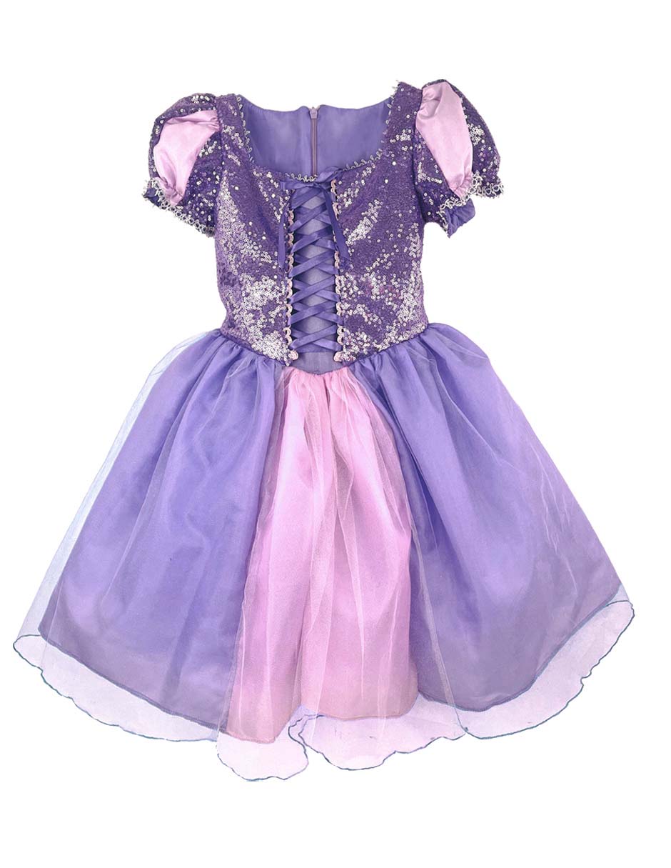 Vestido manga globo para niña Vestido manga globo para niña