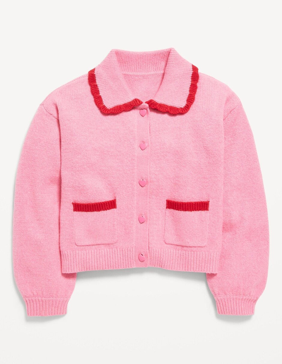 Suéter con bolsillos para niña Suéter con bolsillos para niña