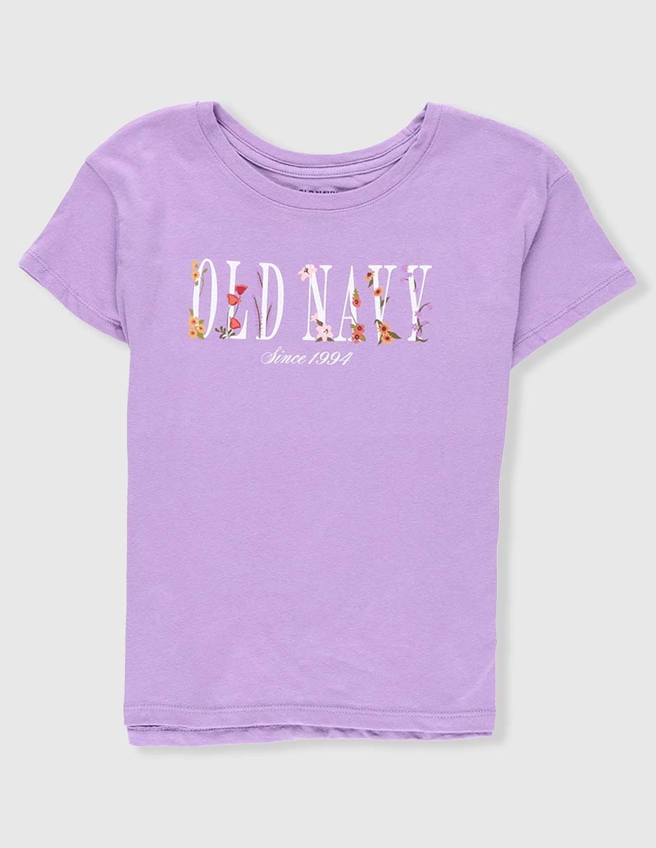 Playera manga corta para niña