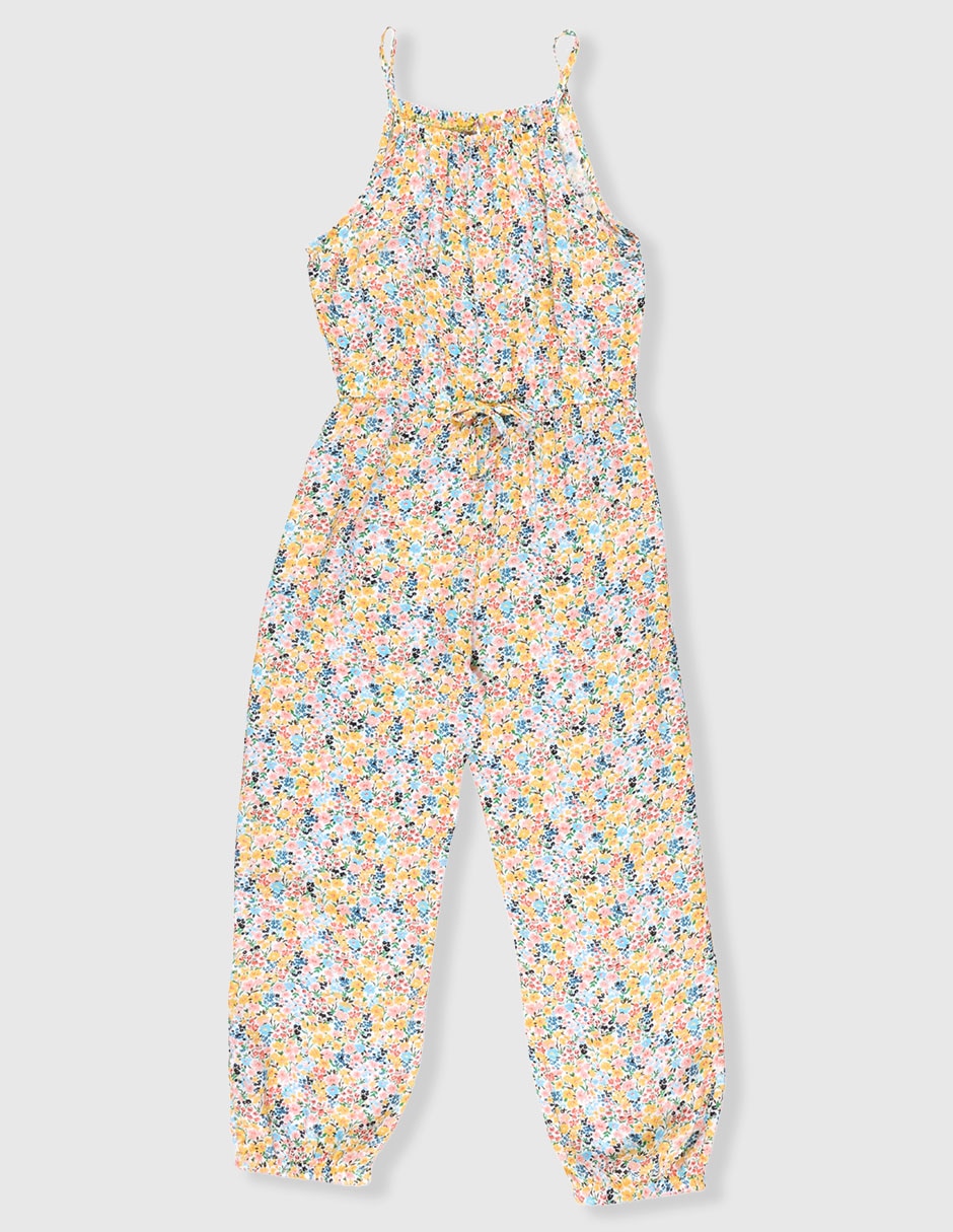 Jumpsuit de algodón para niña