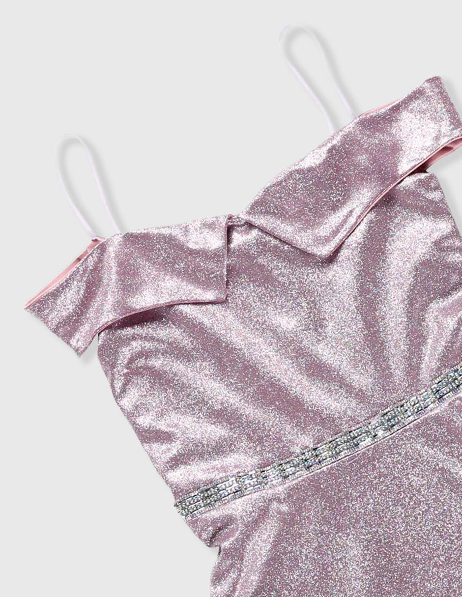Vestido hombros descubiertos para niña 3