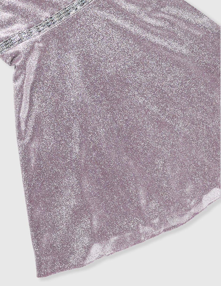 Vestido hombros descubiertos para niña 4