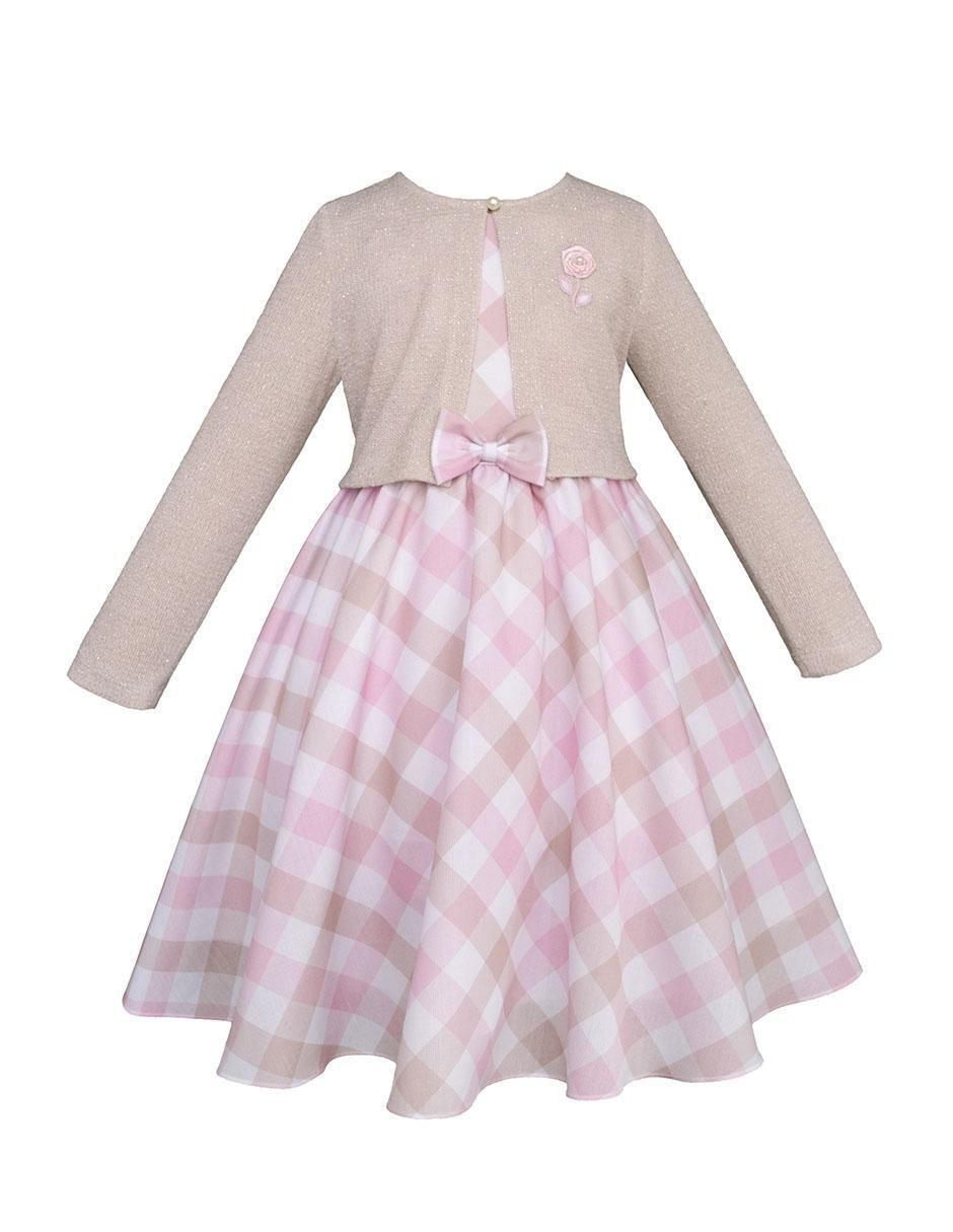 Vestido con suéter Montevideo manga larga para niña 2