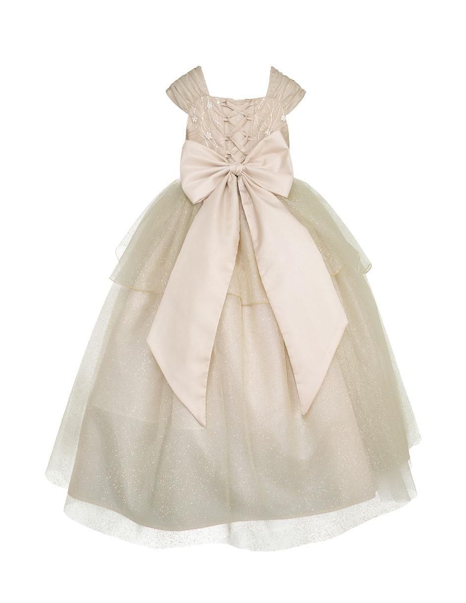 Vestido Austria manga con pliegues para niña 3