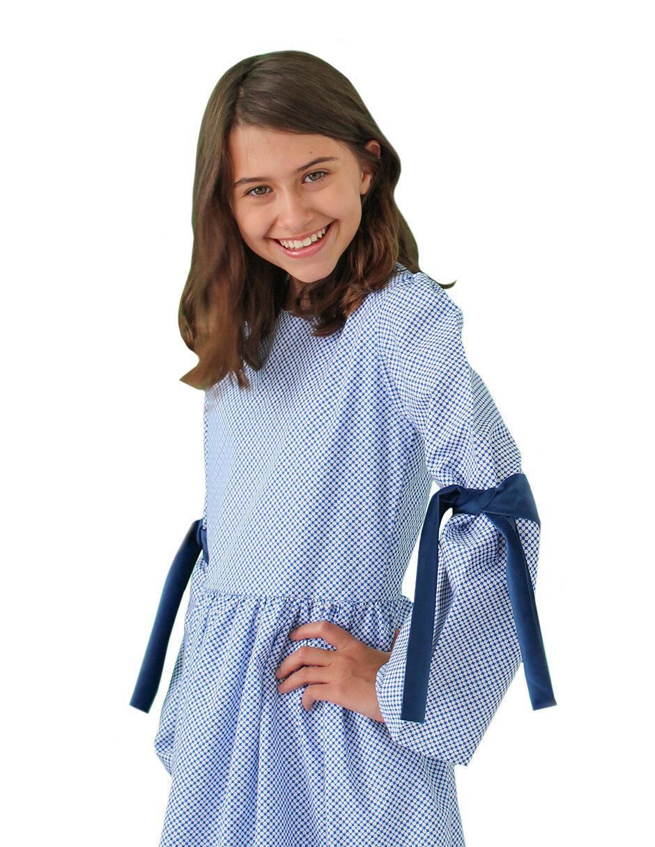 Vestido manga larga para niña 2