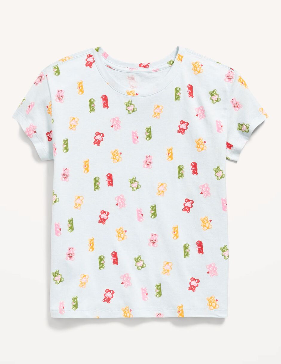 Playera manga corta para niña Playera manga corta para niña