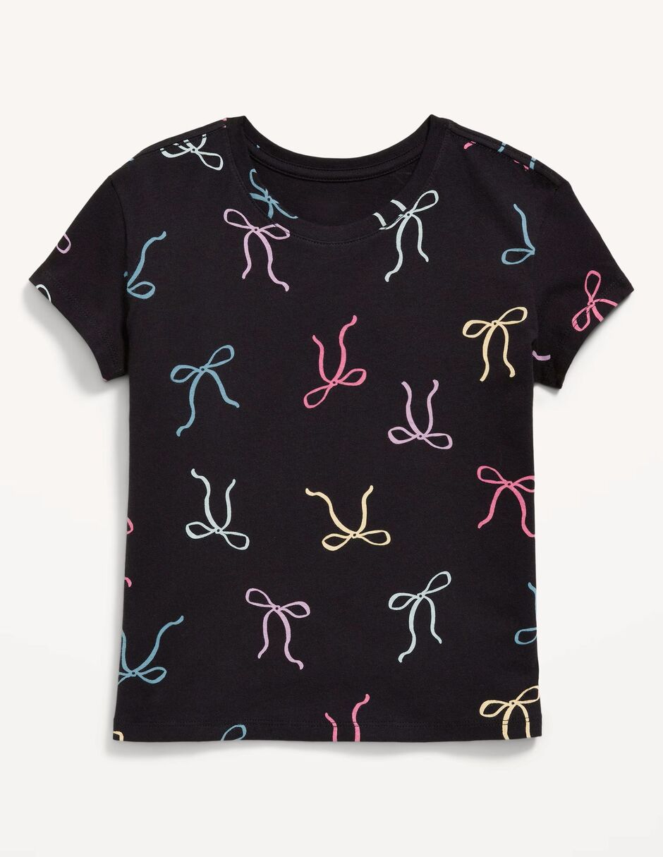 Playera manga corta para niña