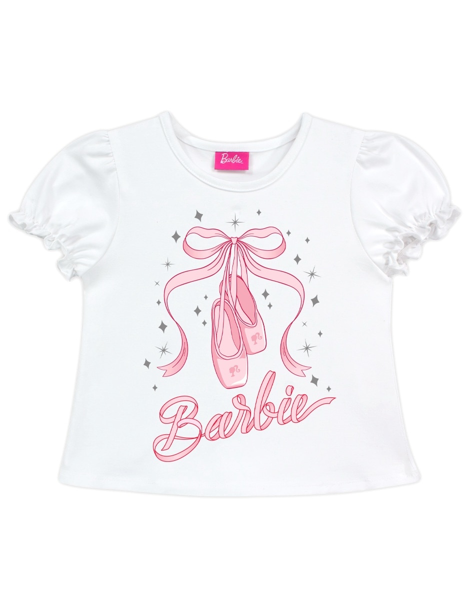 Playera manga corta para niña