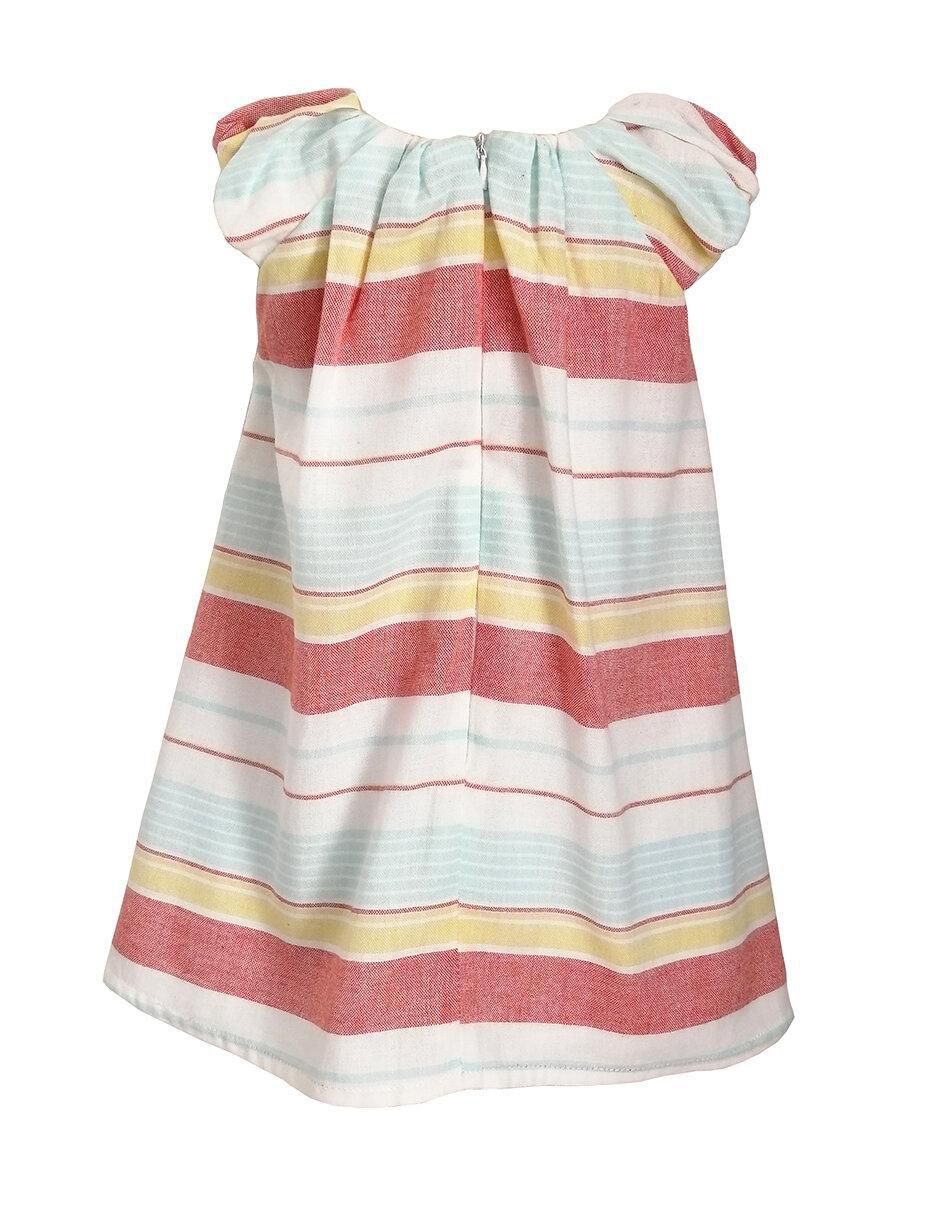 Vestido manga ranglán para niña 2