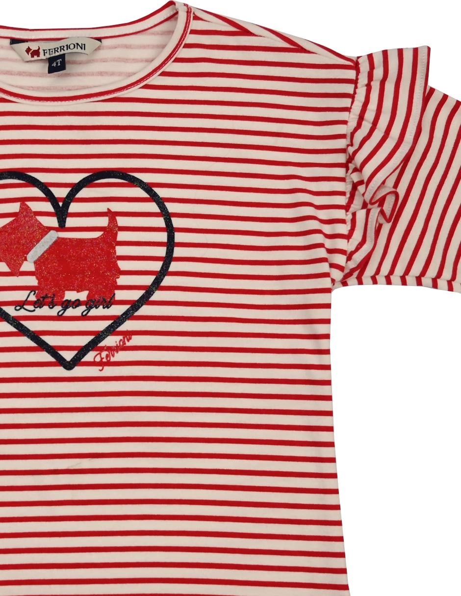 Playera Anah manga larga para niña 3