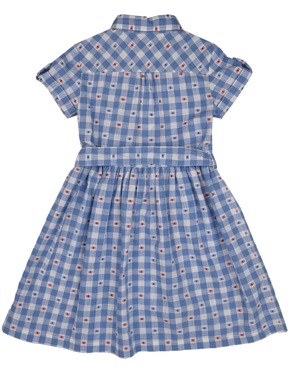 Vestido Olaya manga regular para niña 4