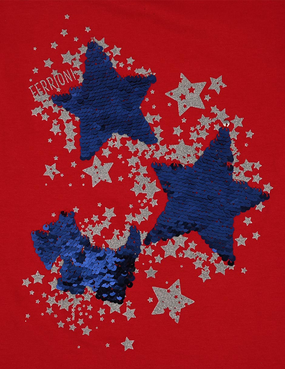 PLAYERA FERRIONI M28919, 4 AÑOS, ROJO