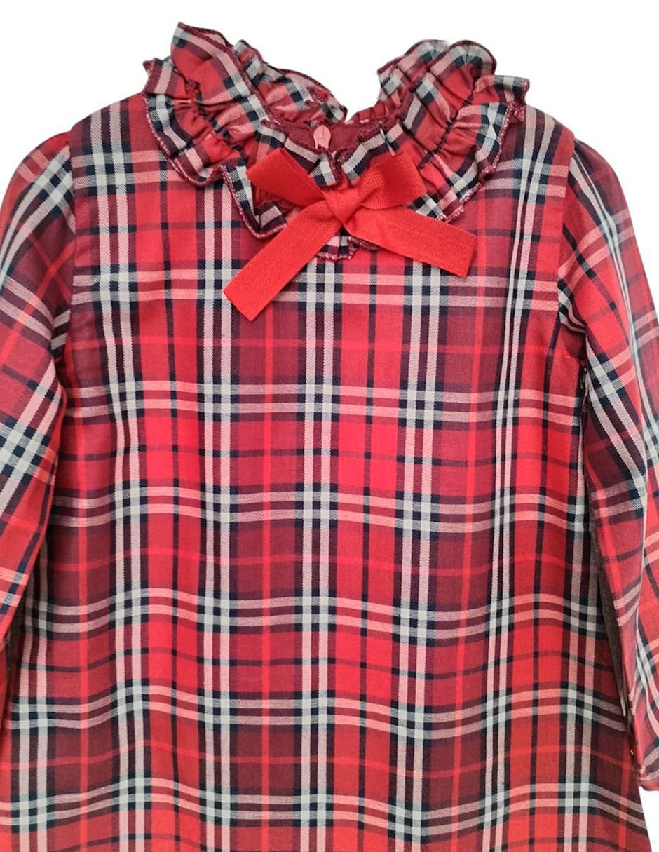 Vestido manga larga para niña 5