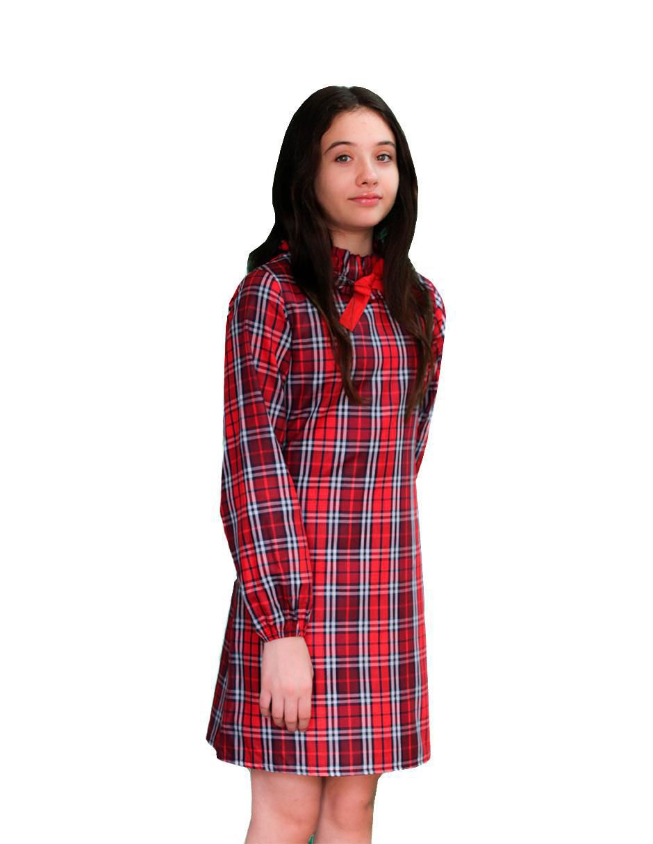 Vestido manga larga para niña