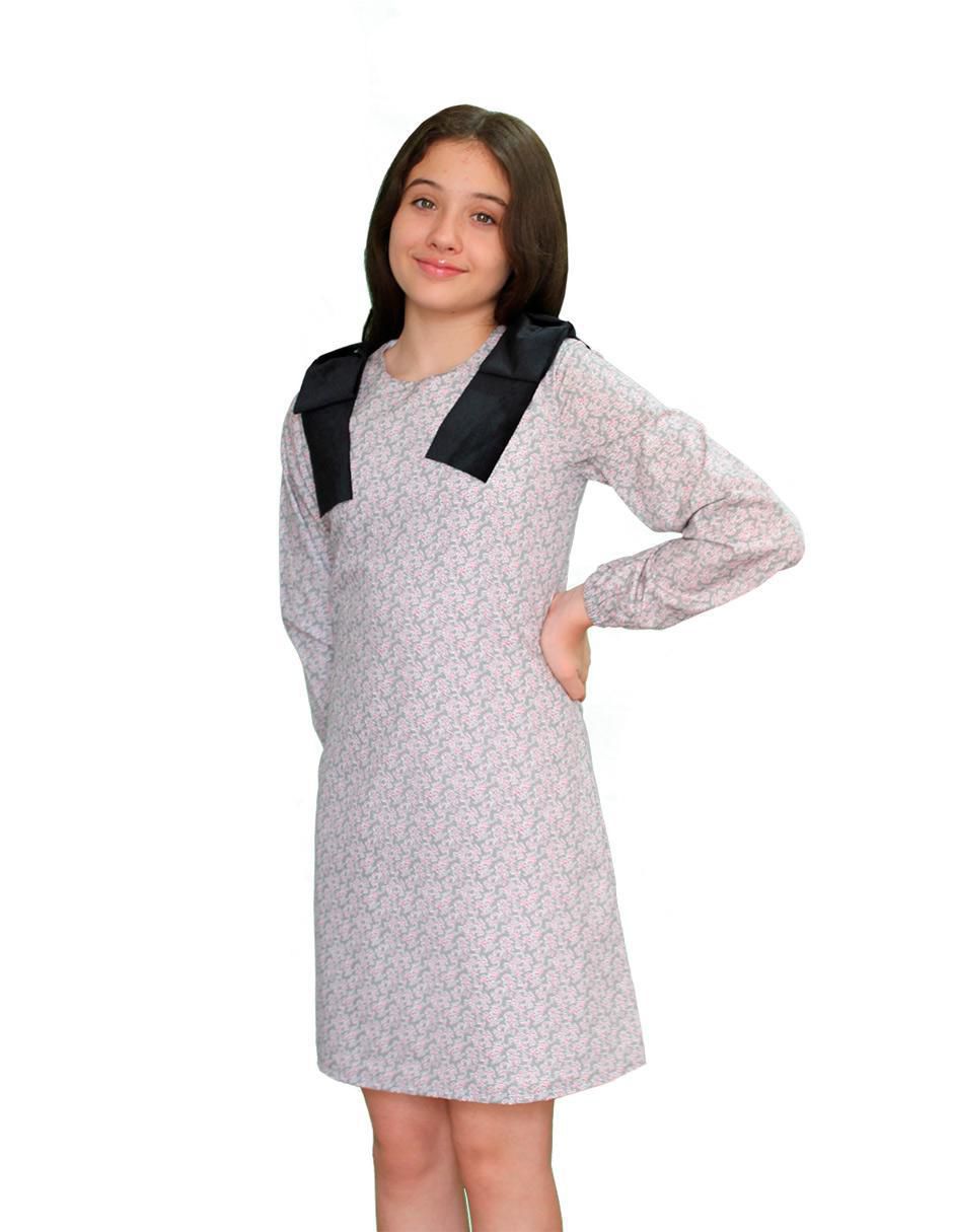 Vestido Libelulas manga amplia para niña