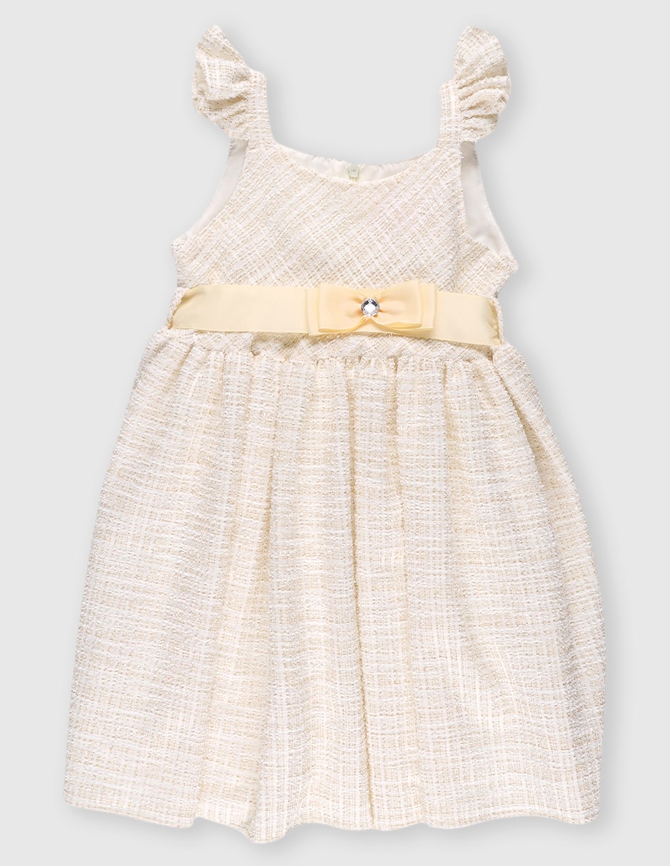 Vestido manga cap para bebé niña Vestido manga cap para bebé niña