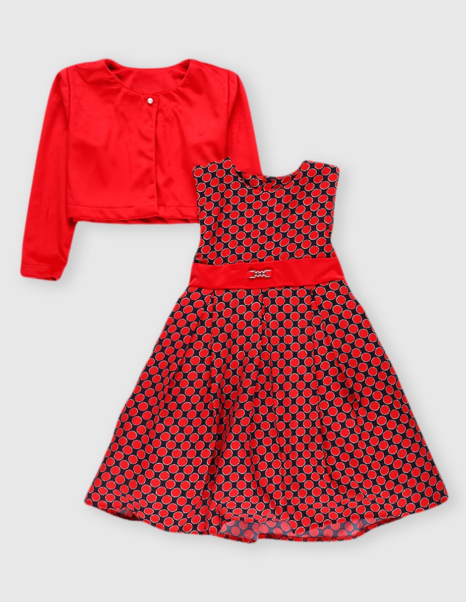 Vestido con suéter para niña Vestido con suéter para niña