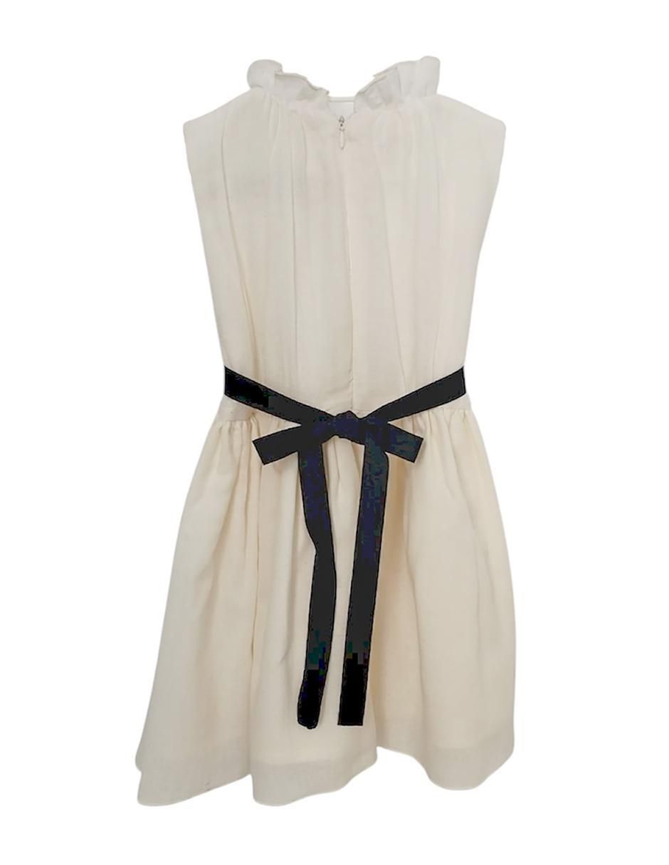 Vestido Voile Beige para niña 4