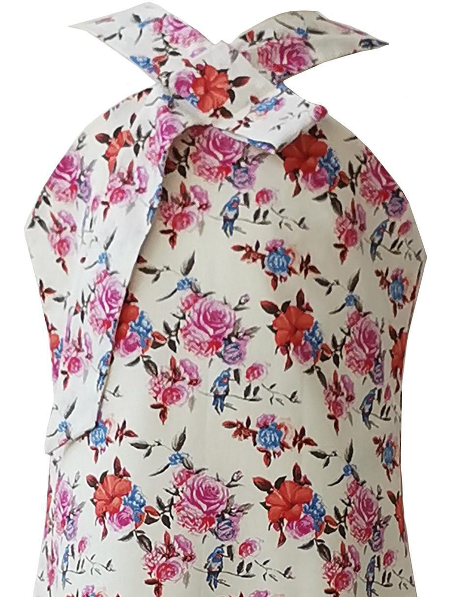 Vestido Flor Granate para niña 3