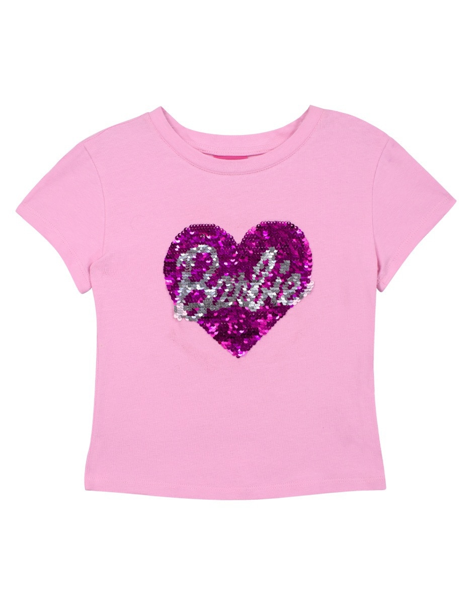 Playera manga corta para niña infantil