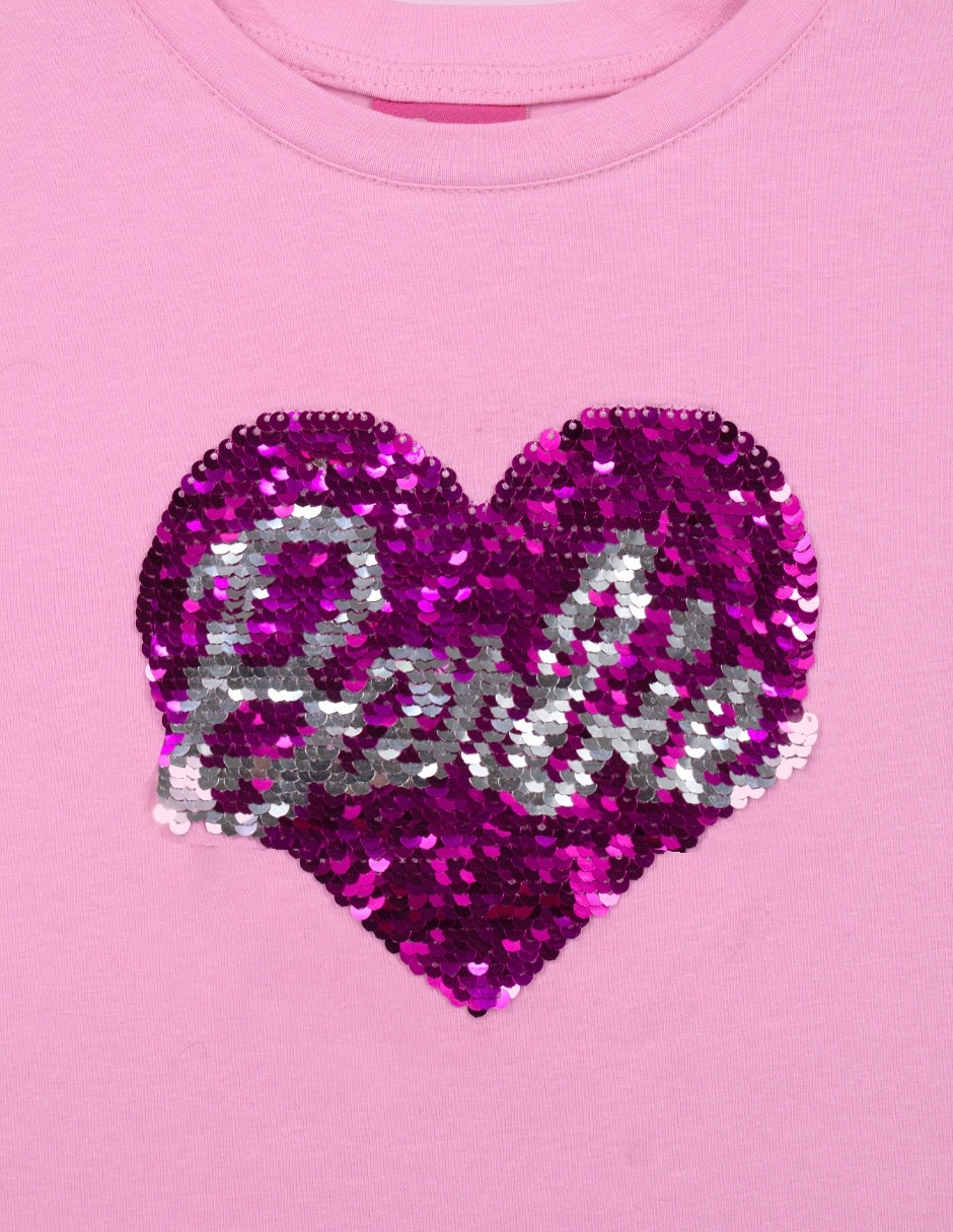 Playera manga corta para niña infantil 3