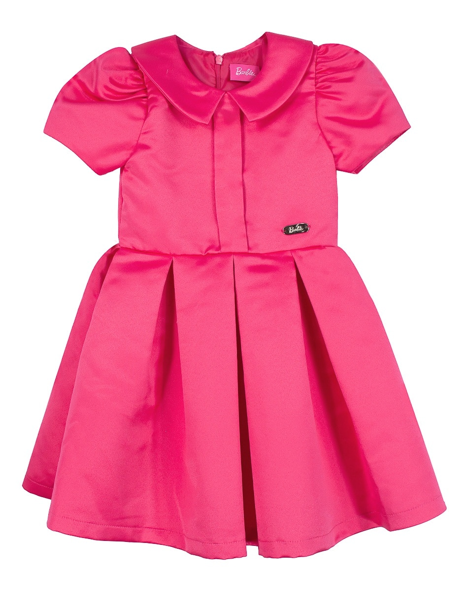 Vestido manga globo para niña