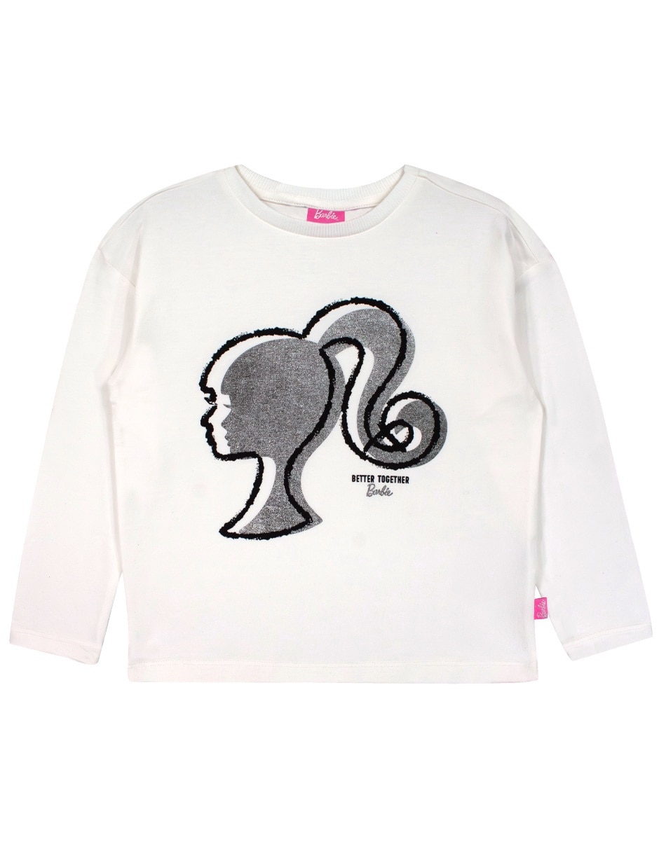 Playera manga larga para niña