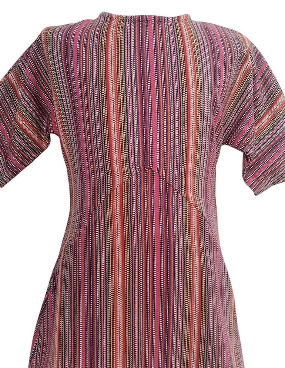 Vestido Étnico manga kimono para niña 3