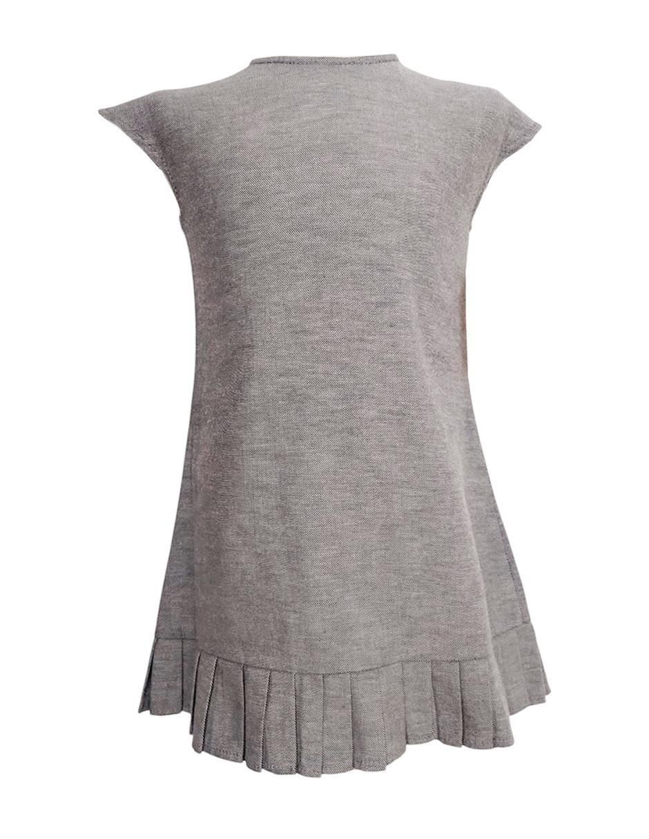 Vestido Mezclilla manga cap para niña 4