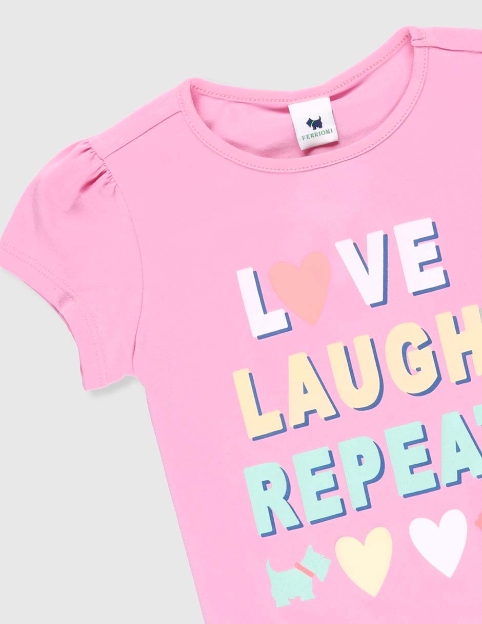 Playera manga corta para niña 3