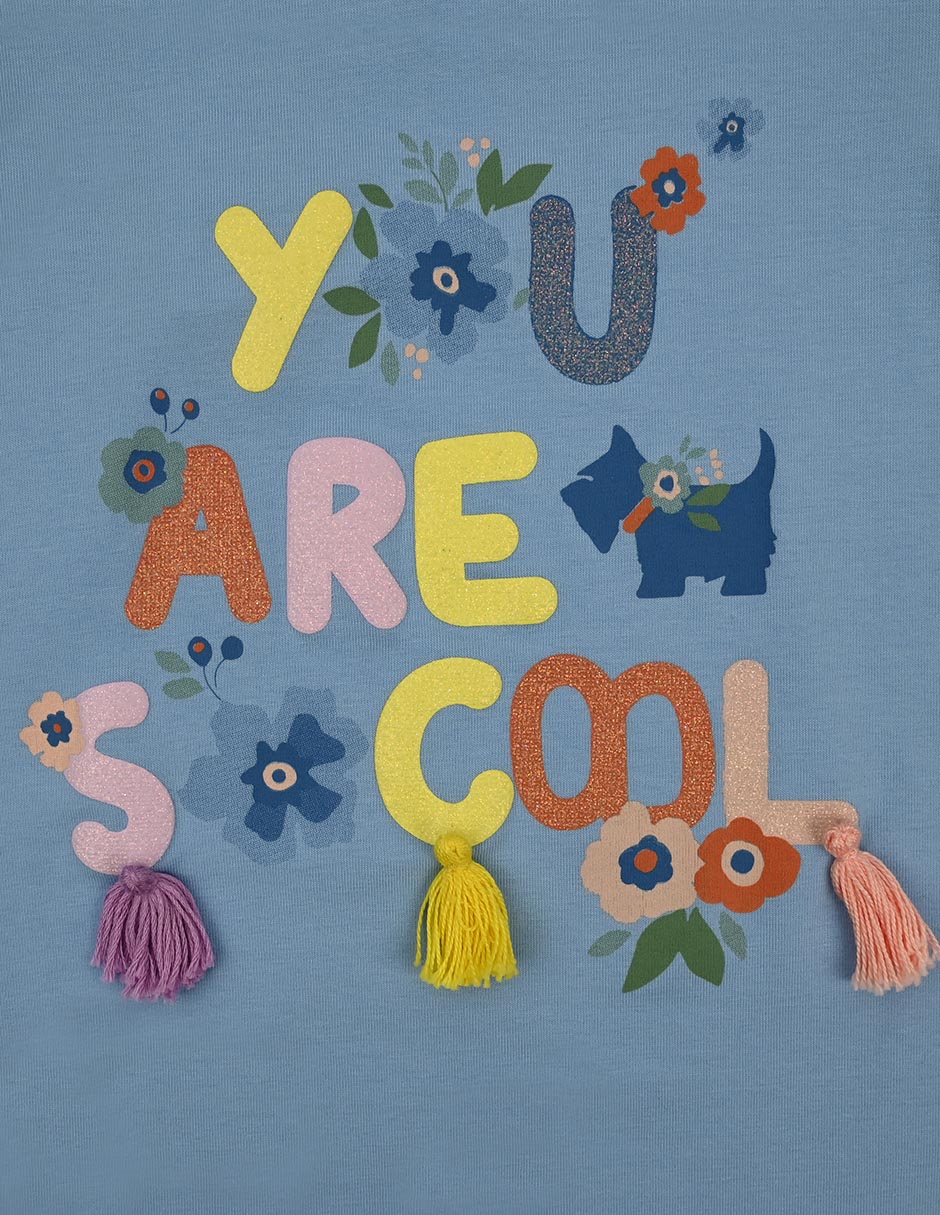 Playera Sloe manga corta para niña 3