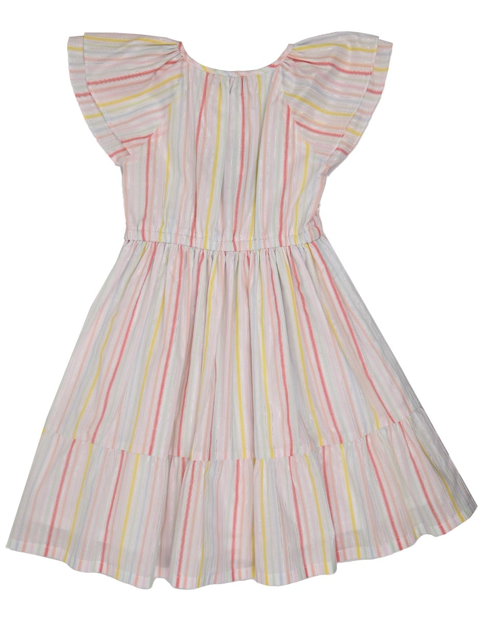 Vestido Duala manga mariposa para niña 4