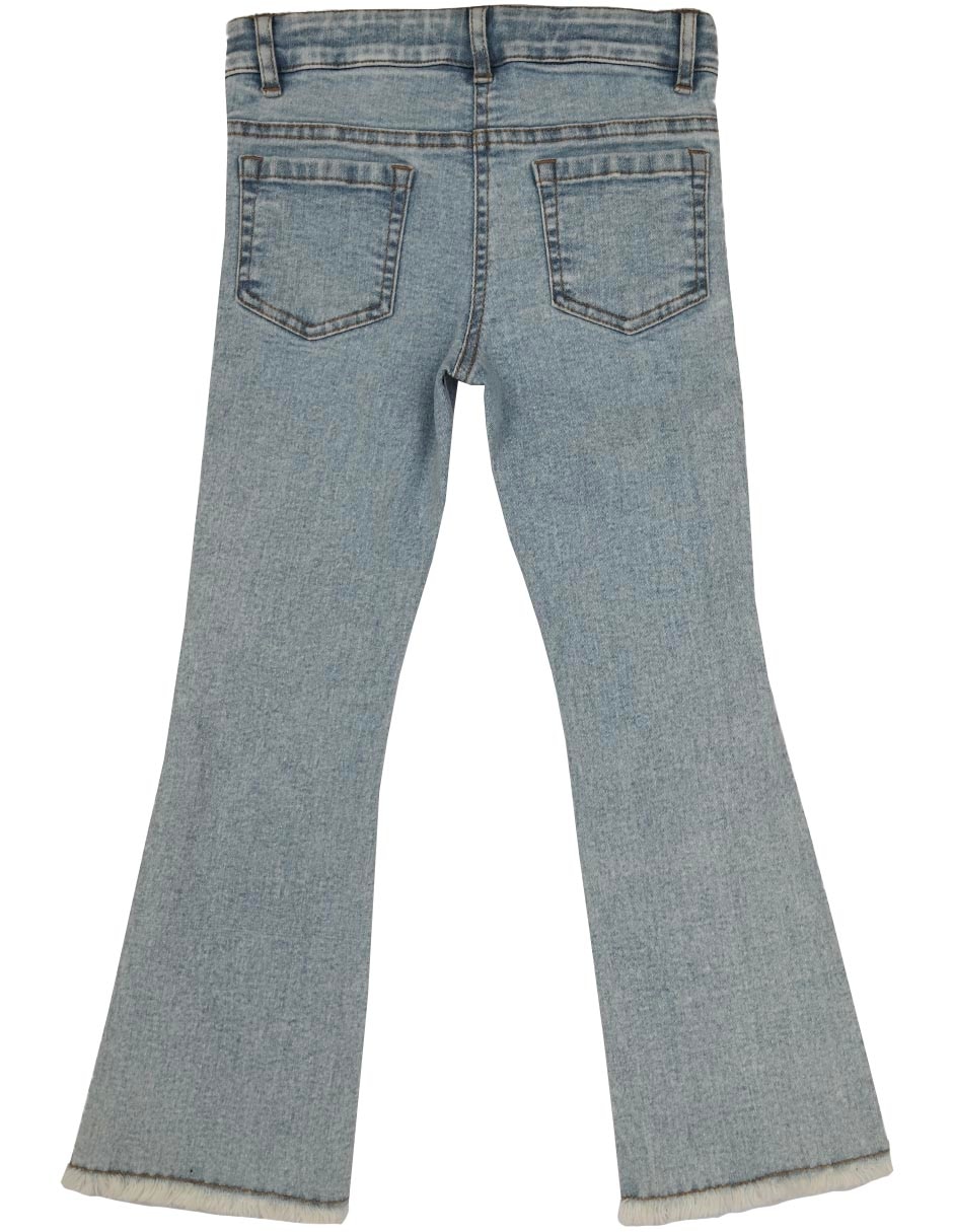 Jeans straight Valdivia M28943 deslavado para niña 3